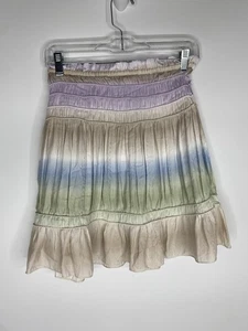 Minifalda Anthropologie Current Air para mujer talla XS Ombre ajustada elástica tirar - Imagen 1 de 4