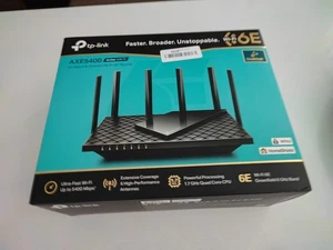 TP-Link Archer AXE75 AXE5400 Tri-Band Wi-Fi 6E Gigabit Router – New - Afbeelding 1 van 3