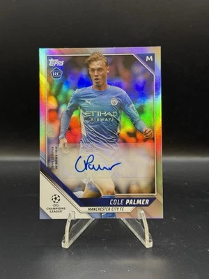 COLE PALMER RC AUTO Base 2021-22 Topps UEFA Champions League 🔥 Rookie Man City - Image 1 of 2