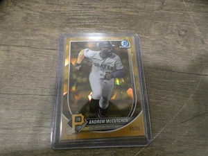 2025 Bowman Chrome Sapphire Andrew McCutchen Gold /50 Pittsburgh Pirates - Bild 1 von 4