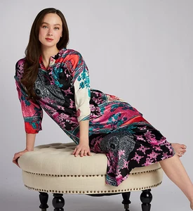 N by Natori VC0012 Brokat Kaftan (Brokat Schwarz XL) - Bild 1 von 1