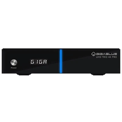 GigaBlue UHD Trio 4K PRO Combo Bluetooth 1x DVB-S2X, 1x DVB-C/T2, 1200Mbps WiFi - Bild 1 von 4