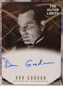 The Outer Limits Premiere Edition Don Gordon Autograph Captain Crowell A10 2002 - Picture 1 of 2