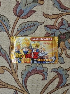 Bustina Dragon Ball Z Serie ORO ORIGINALE Lamincards Carte Sigillata Pacchetto - Imagen 1 de 2