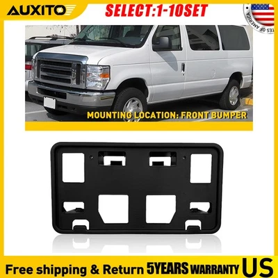 License Plate Bracket Holder For 2008-14 Ford E-350 Super Duty E-250 E-150 1-5X - Image 1 of 4