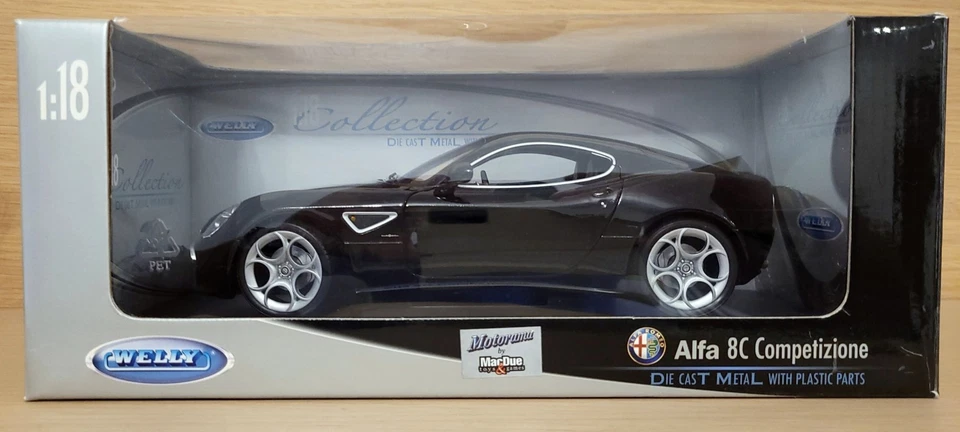 Alfa Romeo 8C Competizione (2006) scala 1/18 Welly - Immagine 1 di 4