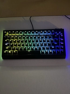 Razer BlackWidow V4 75% Wired Gaming Keyboard with Green Switches - Fully RGB - Image 1 of 4