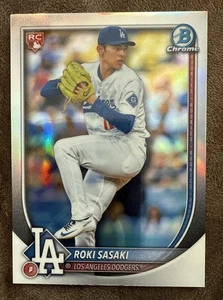 2025 Bowman Chrome Roki Sasaki Red Rookie Variation RC #12 NB1 - Bild 1 von 2