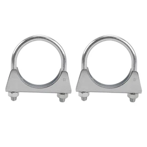 Abrazadera de silenciador de escape de 2" estilo silla de montar perno en U para tubo de 2 pulgadas OEM estándar - Imagen 1 de 9