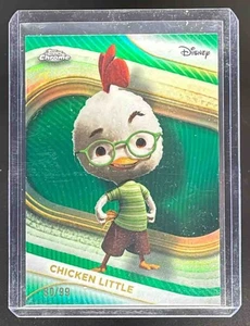 2025 Topps Non-Sport Chrome Disney Chicken Little Green Wave Refractor /99 #20 - Picture 1 of 2