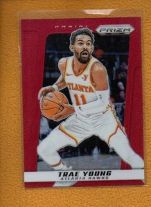 Trae Young 2024-25 Panini Prizm Deca Basketball Red Prizm #26 /199 - Picture 1 of 2