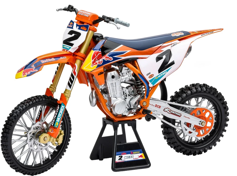 NEWRAY, KTM 450 SX-F racing #2 C.WEBB, 1/6, NEW49683 - Bild 1 von 1