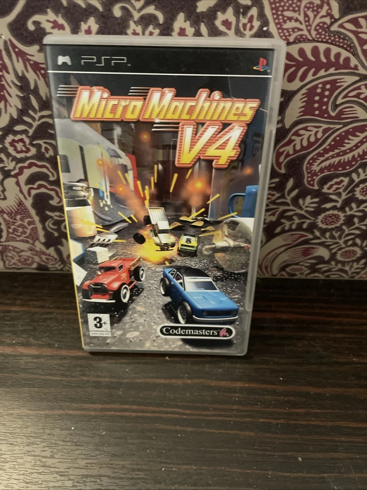 MICRO MACHINES V4 PSP Sony game with manual - Image 1 of 1