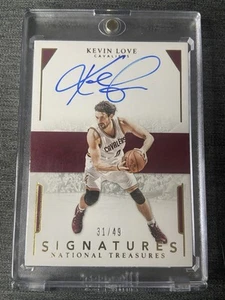 Kevin Love 2015-16 Panini National Treasures Basketball Auto Signatures /49 - Picture 1 of 3