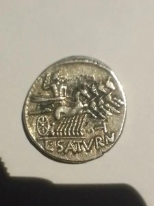 Moneta (denaro) 104 a.C - 94 a.C L SATVRN - Foto 1 di 2