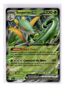 Serperior ex - 003/086 Scarlet & Violet Black Bolt Double Rare - NM - POKEMON - Picture 1 of 2