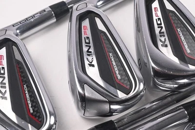Cobra King F9 Irons / 6-PW+SW / Regular Flex KBS Tour 90 Shafts - Image 1 of 4