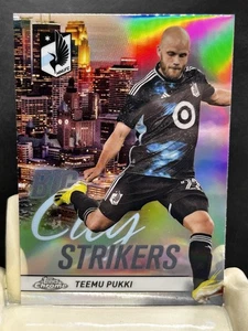 TEEMU PUKKI 2024 Topps Chrome MLS BIG CITY STRIKERS #CS-17 MIN United - Picture 1 of 4