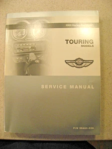 2003 Harley Davidson Service Manual - Touring Models P/N: 99403-03A - Picture 1 of 6