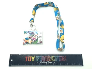 GAMESTOP Adventure Time Lanyard Key Ring Holder Hey Ice King 3DS - Picture 1 of 6