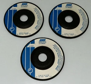 3 muelas abrasivas de corte Norton 4 1/2" x 1/4" x 7/8" H11749779 HECHAS EN BRASIL - Imagen 1 de 3