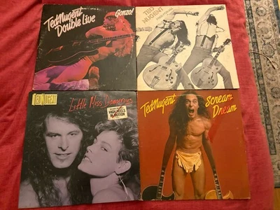 Lot of 4 LPs by Ted Nugent (See Pictures and Description Field for Titles) VG/VG - Image 1 of 2