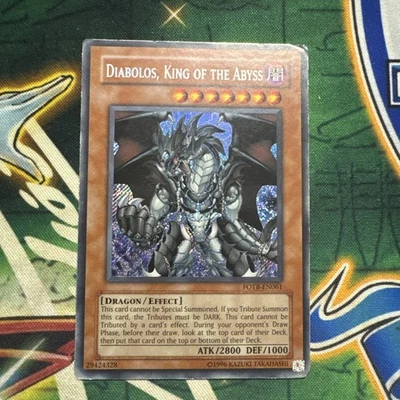 Yugioh! Diabolos, King of the Abyss FOTB-EN061 Secret Rare Unlimited HP - Image 1 of 3