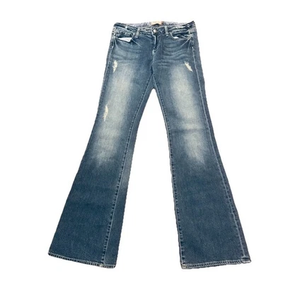 New Paige Laurel Canyon Jeans Size:29 Boot Cut Low Rise Dark Wash Premium Denim - Image 1 of 4
