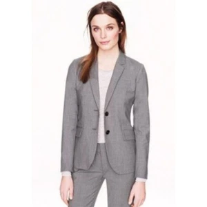 ¡NUEVO! J. Traje Tollegno Crew 1035 Bi-Elástico Lana Italiana 4/6 Gris Carrera Oficina - Imagen 1 de 14