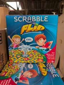 Mattel Scrabble Flip Kids Board Game - GERMAN VERSION -bulk Pallet Of 112 Units - Picture 1 of 3
