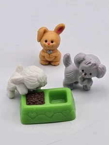 Vintage Kenner LPS Fearless Friend Welpe und Baby Buddies Welpe & Hase - Bild 1 von 9