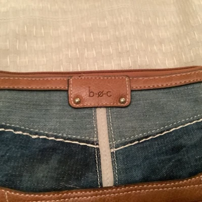 Born 0 Concept.  Cartera de mujer BOC de cuero y denim Foto 1 de 4