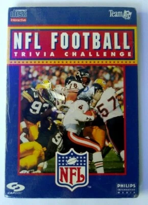 Philips CD-I NFL Football Trivia Challenge Vintage 1993 Team NFL Game - Image 1 of 4