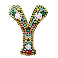 Creative DIY Key Chain Diamond Painting Letters Women Bag Keyring Pendant Gift