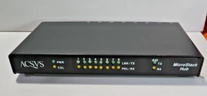 ACSYS Micro Stack Hub 98499-1 8 Port Only Hub No Power Cord - Picture 1 of 9