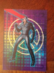2000 Topps X-Men Movie--Clear Cling Card--Cyclops (# CL5)