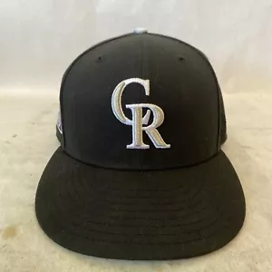 New Era Colorado Rockies 25th Anniversay Patch Cooperstown Collection Hat 7 3/8 - Picture 1 of 14