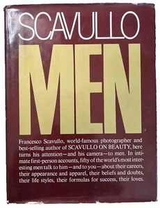 Scavullo on Men Hardcover portrait book Francesco Scavullo 1977 interviews - Picture 1 of 15
