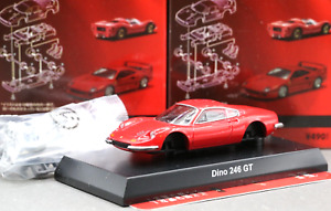 Kyosho 1/64 Ferrari Collection 7 Ferrari Dino 246 GT Pininfarina 1967 Red