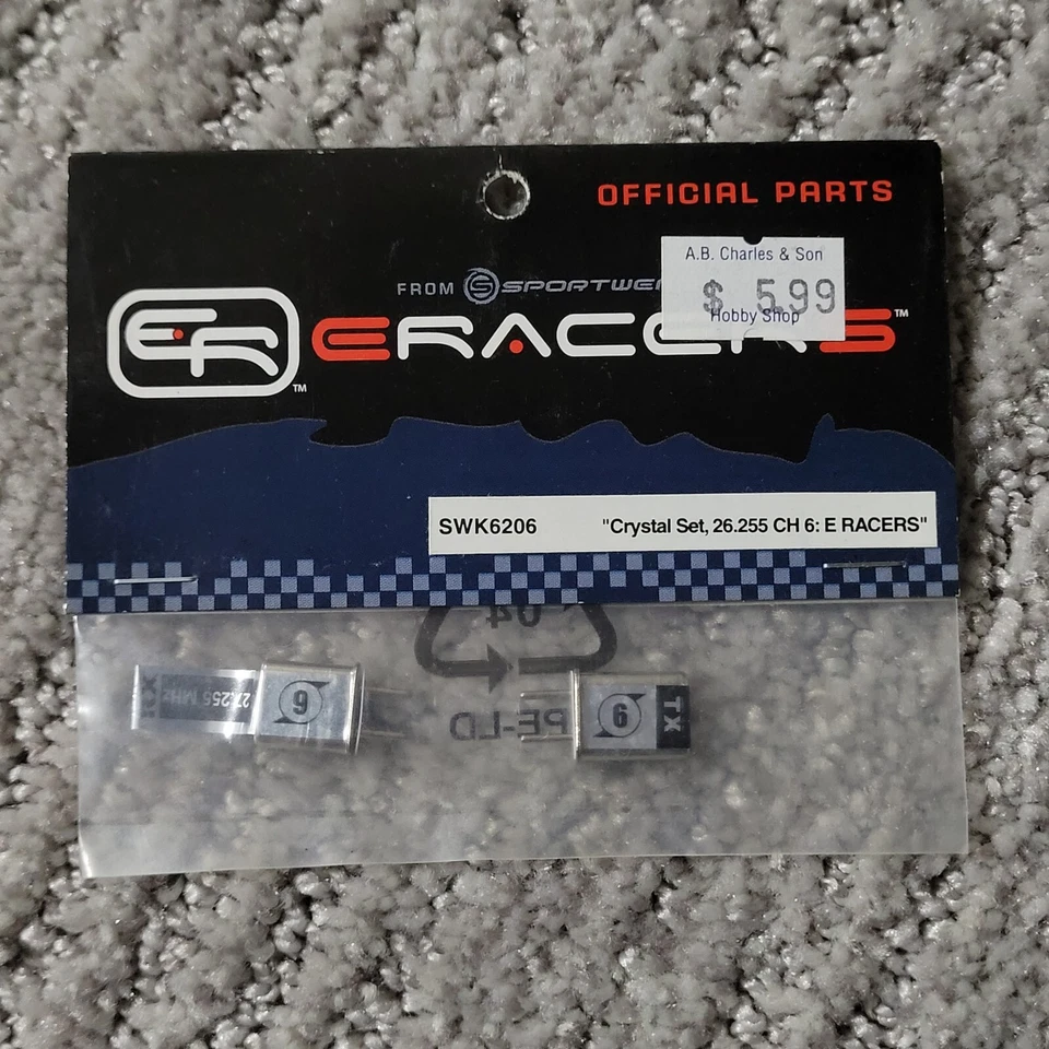 Sportwerks SWK6206 Crystal Set ~ Channel 6 ~ 26.255Mhz for E Racers / Recoil - Image 1 of 1