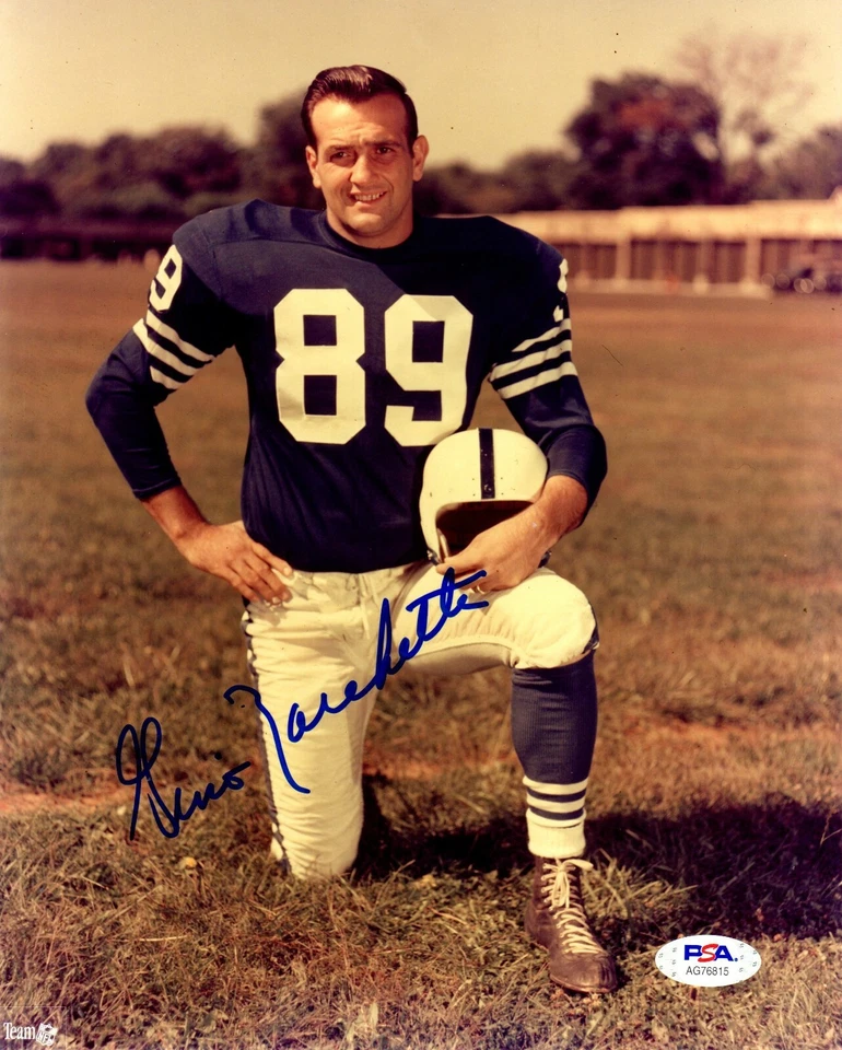 Gino Marchetti autographed signed 8x10 photo Baltimore Colts PSA COA - Image 1 of 1