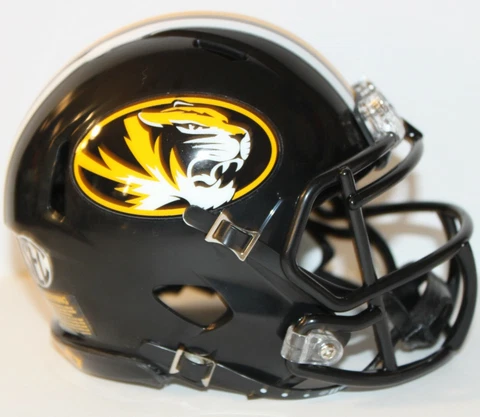 2021 Mizzou Missouri Tigers Custom Riddell Mini Helmet vs Florida Cover