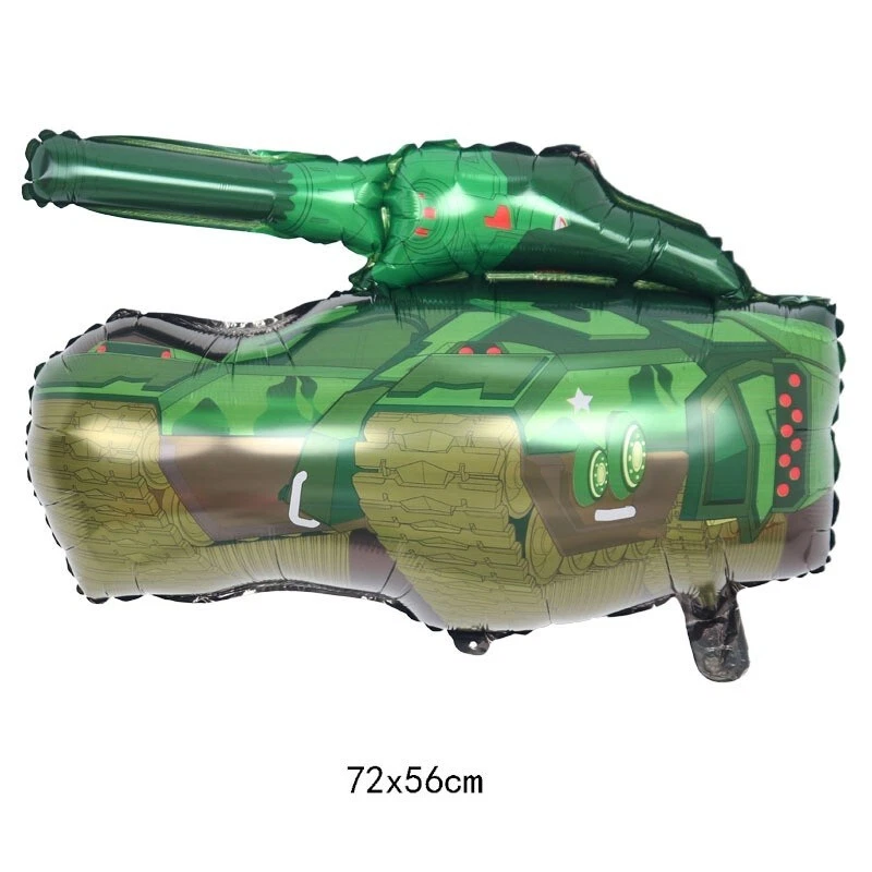 Huge Tank Balloon Military Army Soldier Weapon Birthday Party Decor Helium/Air - Image 1 of 3