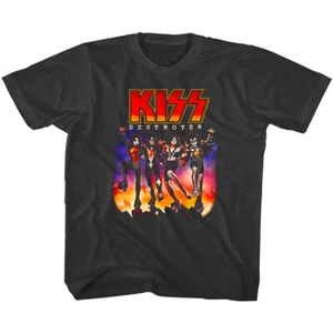 Kiss Destroyer Album Cover Kids T Shirt Concert Boys Girls Baby Youth Toddler - Picture 1 of 3