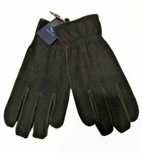 Driving Gloves Men's Joseph Abboud Black Suede Leather Gloves Sz L Large