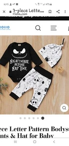 Halloween Baby Boys 3-Piece Outfit 6-9 Months - Picture 1 of 6