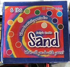 6lb Assorted 12 Colors Craft Sand - Picture 1 of 2