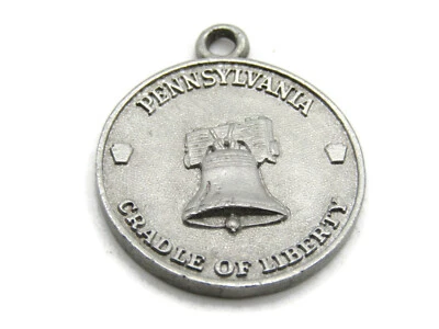 Collar Llavero Guardia Nacional del Ejército de Pensilvania Dije Campana de la Libertad Foto 1 de 4