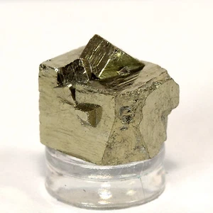 45ct Pyrite Cubes Cluster Natural Golden Crystal Sparkling Mineral Stone - Peru - Picture 1 of 4