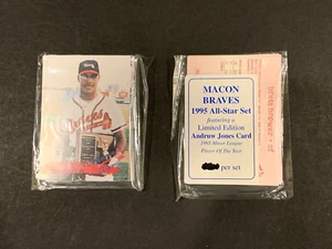 1995 Multi-Ad Macon Braves Andruw Jones Player of the Year Minor All-Star Set - Picture 1 of 1